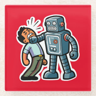Angry Robot Glazen Onderzetter