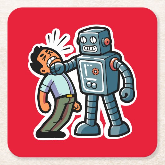 Angry Robot Kartonnen Onderzetters (Voorkant)