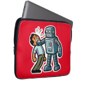 Angry Robot Laptop Sleeve (Voorkant Rechts)