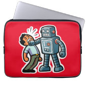 Angry Robot Laptop Sleeve (Voorkant)