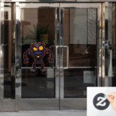 Angry Robot Raamsticker (Kantoordeur)