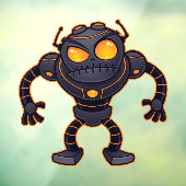 Angry Robot Raamsticker (Vel 3)