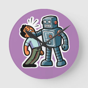 Angry Robot Ronde Klok