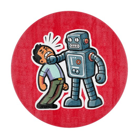 Angry Robot Snijplank (Voorkant)