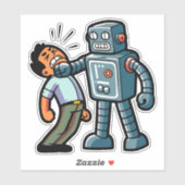Angry Robot Sticker (Vel)
