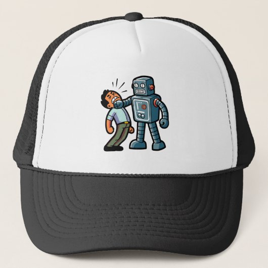 Angry Robot Trucker Pet (Voorkant)