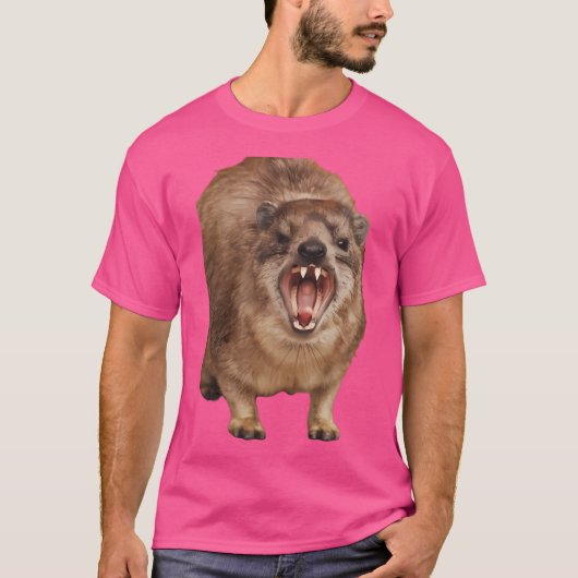 Angry Rock Hyrax T-shirt (Voorkant)