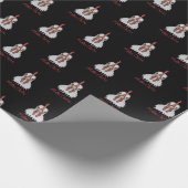 Angry Rooster Moeder Clucker Wrapping Paper Cadeaupapier (Hoek)