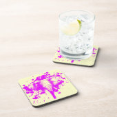 Angry roze olifant drankjes onderzetter (Rechterzijde)