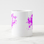 Angry roze olifant grote koffiekop (Voorkant)