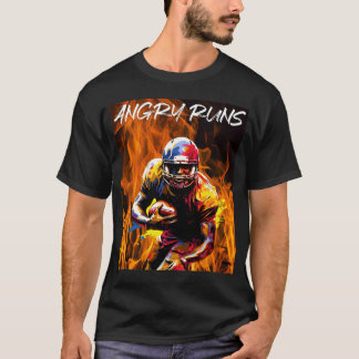 Angry Runs - Amerikaans football T-shirt