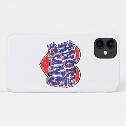 Angry Runs fans ontwerp v2 Case-Mate iPhone Case (Achterkant (horizontaal))