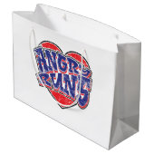 Angry Runs fans ontwerp v2 Groot Cadeauzakje (Achterkant Gekanteld)