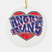 Angry Runs fans ontwerp v2 Keramisch Ornament (Voorkant)