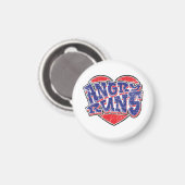 Angry Runs fans ontwerp v2 Magneet (Voorkant / Achterkant)