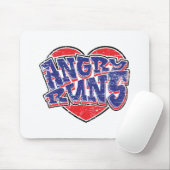 Angry Runs fans ontwerp v2 Muismat (Met muis)