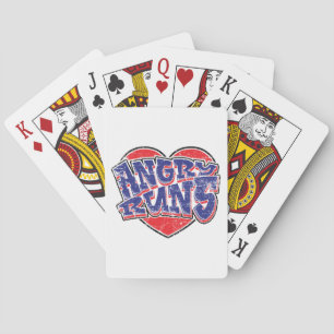 Angry Runs fans ontwerp v2 Pokerkaarten