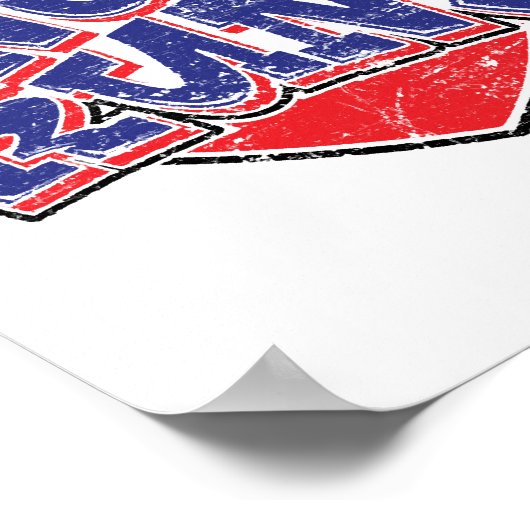 Angry Runs fans ontwerp v2 Poster (Hoek)