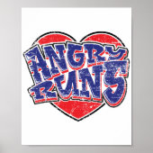 Angry Runs fans ontwerp v2 Poster (Voorkant)
