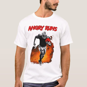 Angry Runs Good Morning Football Git voor fans T-shirt