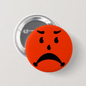Angry Sad 80s kinderparodie Ronde Button 5,7 Cm (Voorkant /achterkant)