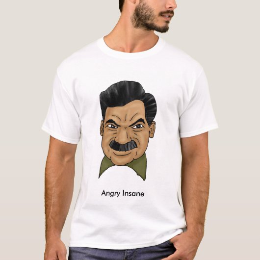 Angry Saddam Tshirt (Voorkant)