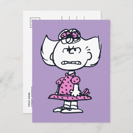 Angry Sally Briefkaart (Voorkant / Achterkant)