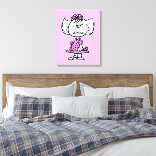 Angry Sally Canvas Afdruk (Insitu (Slaapkamer))