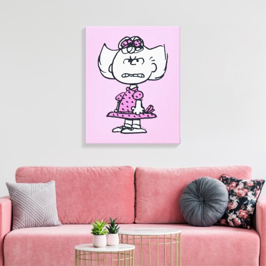 Angry Sally Canvas Afdruk (Insitu (Woonkamer))