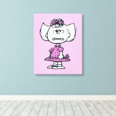 Angry Sally Canvas Afdruk (Insitu (Houten vloer))