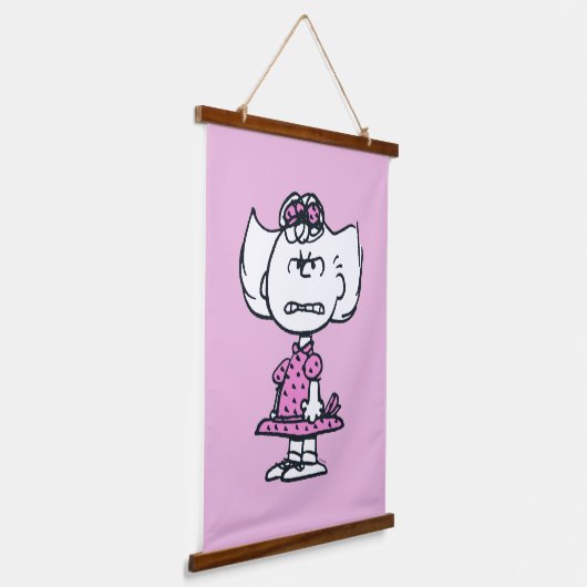 Angry Sally Hangend Wandkleed (Gebogen)