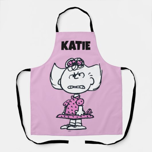 Angry Sally | Jouw namen toevoegen Schort (Voorkant)