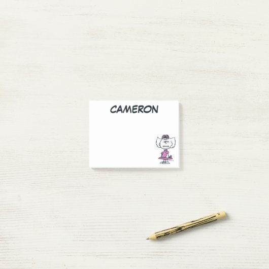 Angry Sally Post-it® Notes (Op bureau)