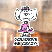 Angry Sally Raamsticker (Vel 2)