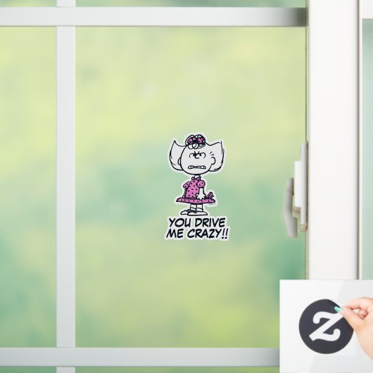 Angry Sally Raamsticker (Huis)