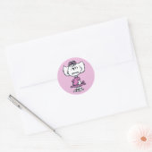 Angry Sally Ronde Sticker (Envelop)