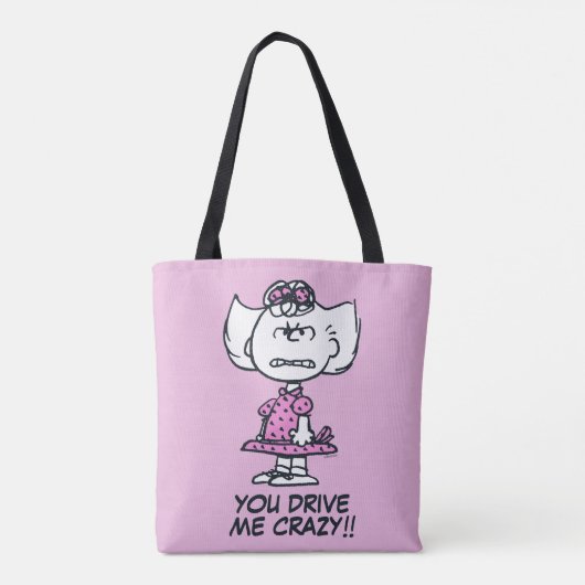 Angry Sally Tote Bag (Achterkant)