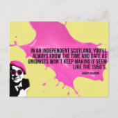 Angry Salmond Quote Briefkaart (Voorkant)