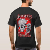 Angry Samoan (rood) T-shirt (Achterkant)