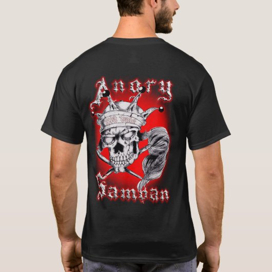 Angry Samoan (rood) T-shirt (Achterkant)
