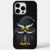 Angry Santa Black Case-Mate iPhone Case (Achterkant)