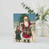 Angry Santa Briefkaart (Staand voorkant)