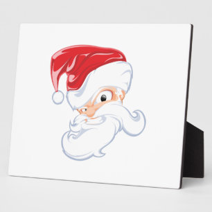 Angry Santa Claus Cartoon Fotoplaat