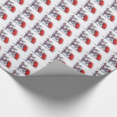 Angry Santa glossy inpakpapier (Hoek)