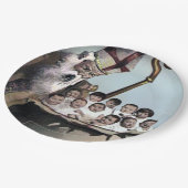 Angry Santa Kerstmis Papieren Bordje (Gekanteld)