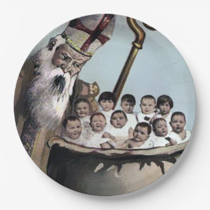 Angry Santa Kerstmis Papieren Bordje