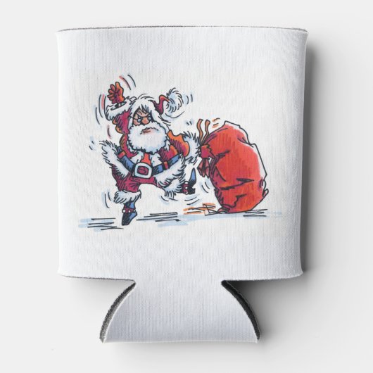 Angry Santa koelbox Blikjeskoeler (Voorkant)