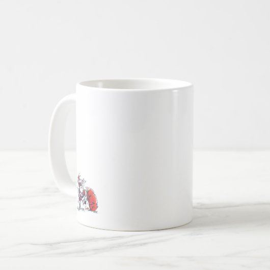 Angry Santa mok (Voorkant links)