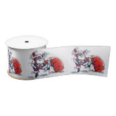 Angry Santa ribbon-spoel Satijnen Lint (Spoel)