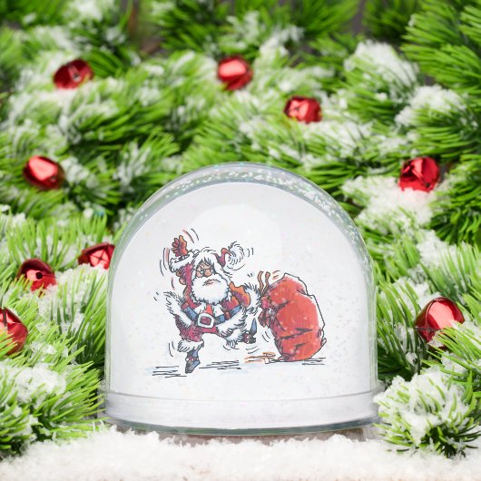 Angry Santa snow globe Sneeuwbol (Kerstmis)